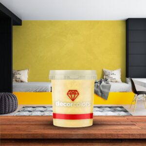 Cimento Diamantado Aveludado Amarelo 1,6 kg - Decor Colors