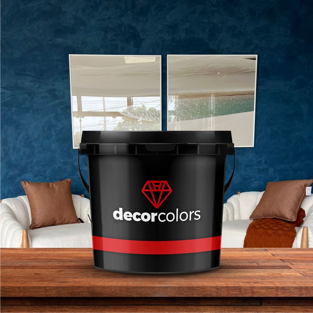 Cimento Queimado Rústico Azul Petróleo 5 kg - Decor Colors