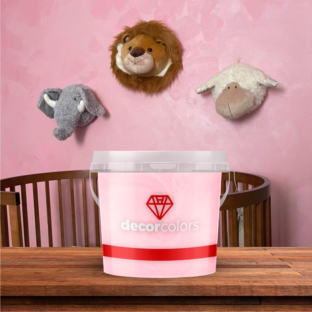 Cimento Queimado Diamantado Aveludado Baby Rose 3,2 kg - Decor Colors