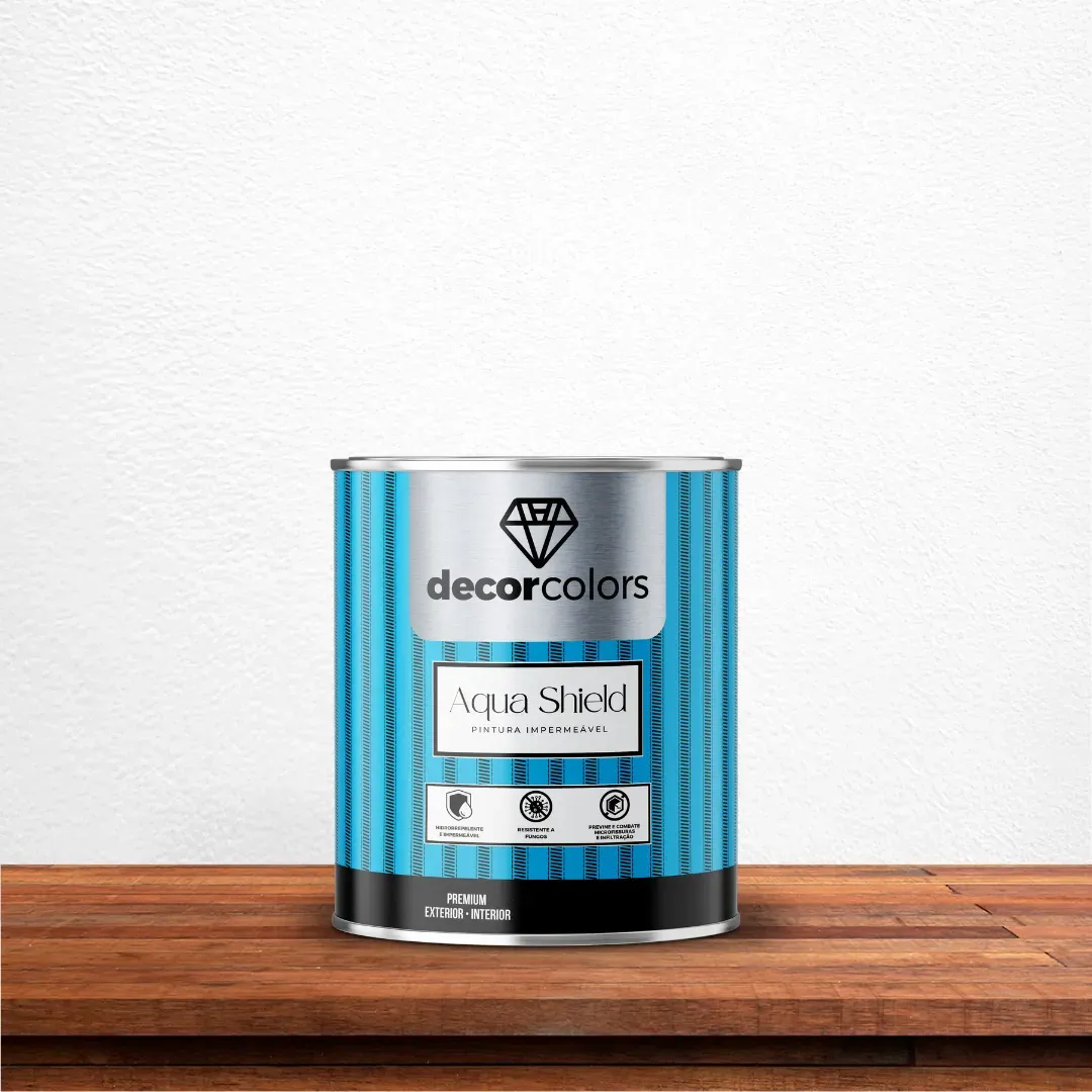 Tinta Aqua Shield Pintura Impermeável Branca 4,3 kg - Decor Colors