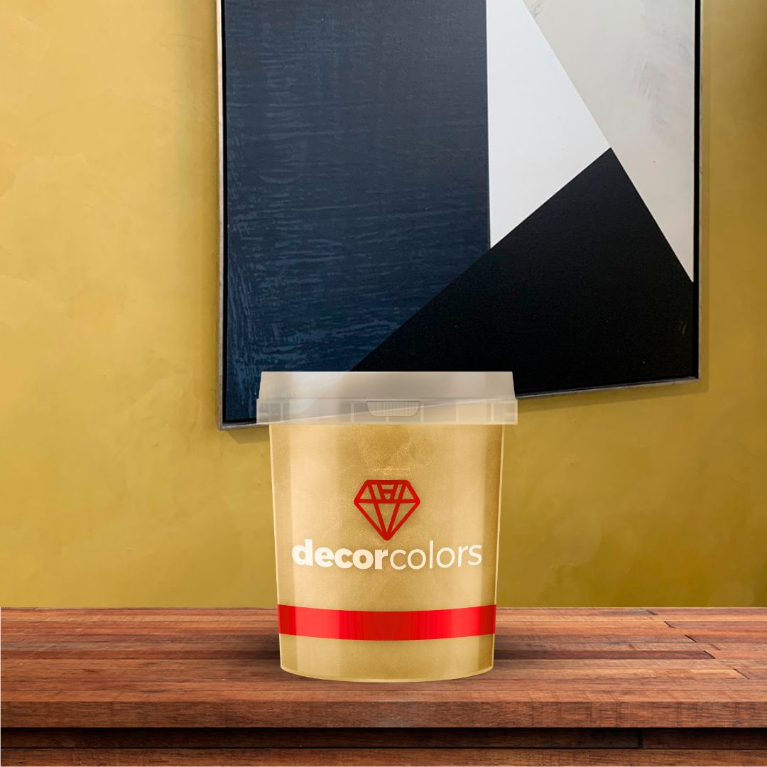 Cimento Diamantado Aveludado Ouro 1,6 kg - Decor Colors