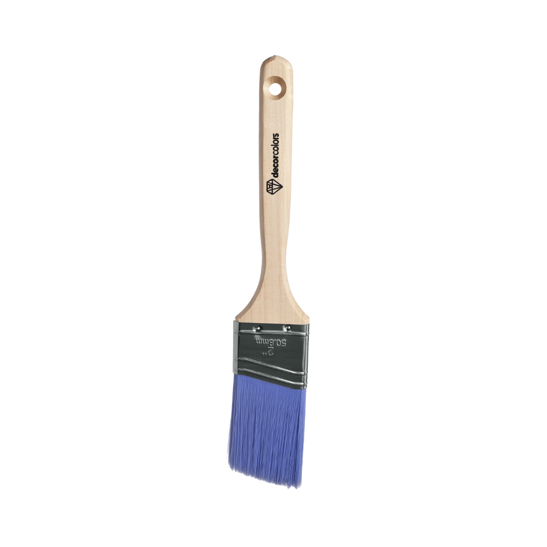 Pincel trincha premium profissional tamanho 2.5´ angulada - Decor Colors - Imagem 2