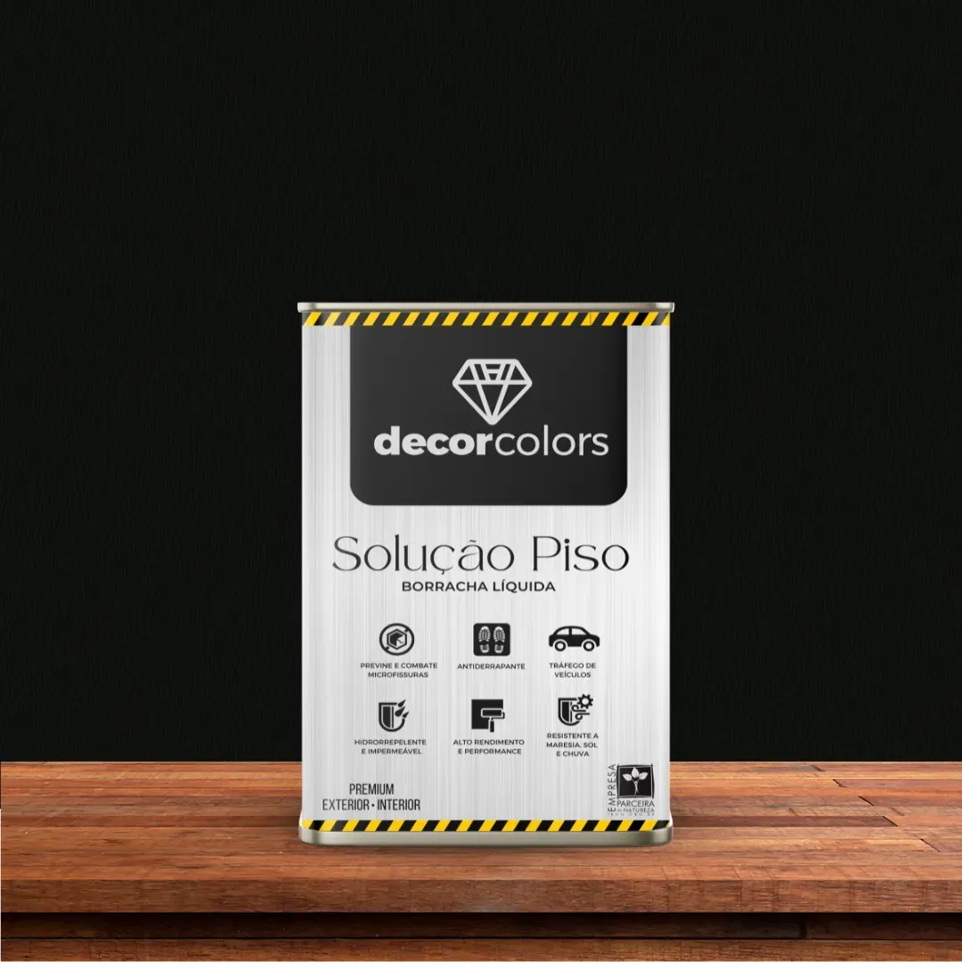 Decor Colors Tinta Piso Preto 18 L