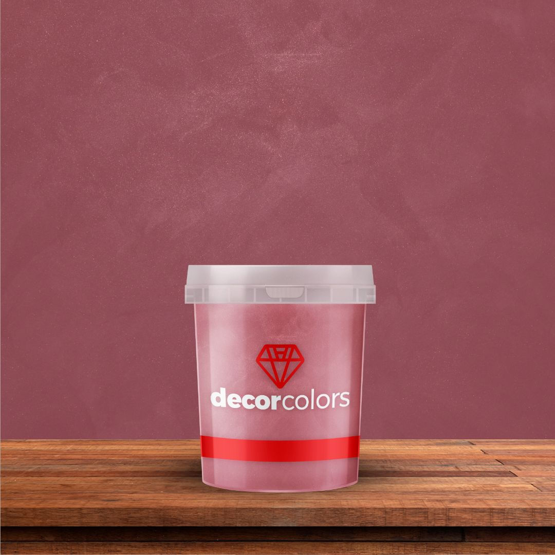 Cimento Diamantado Aveludado Rubi Marsala 1,6 kg - Decor Colors