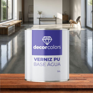 VERNIZ PU BASE ÁGUA BRILHANTE 3,6L