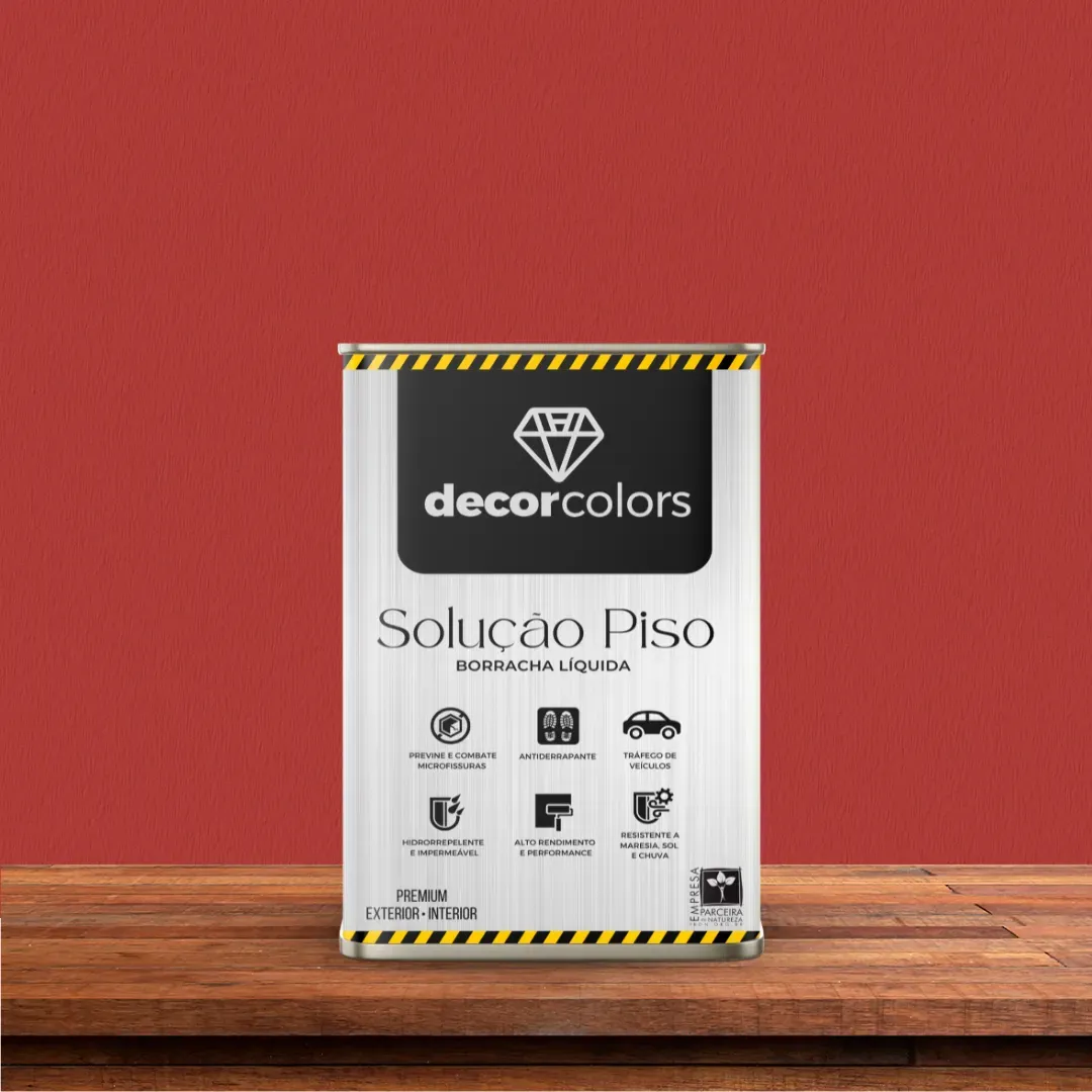 Decor Colors Tinta Piso Vermelho Segurança 18 L